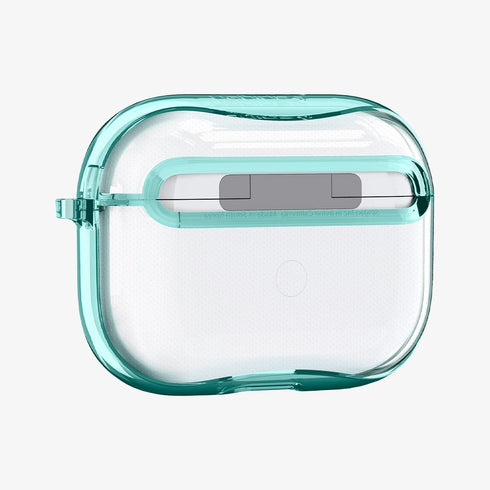 ACS05481 - Apple AirPods Pro 2 Case Ultra Hybrid in crystal clear showing the front